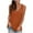 Orange, variant on TTUHYWXI Women Summer Deep V Neck Tank Top Loose Fit Flowy Sleeveless Shirt (Coffee, M)