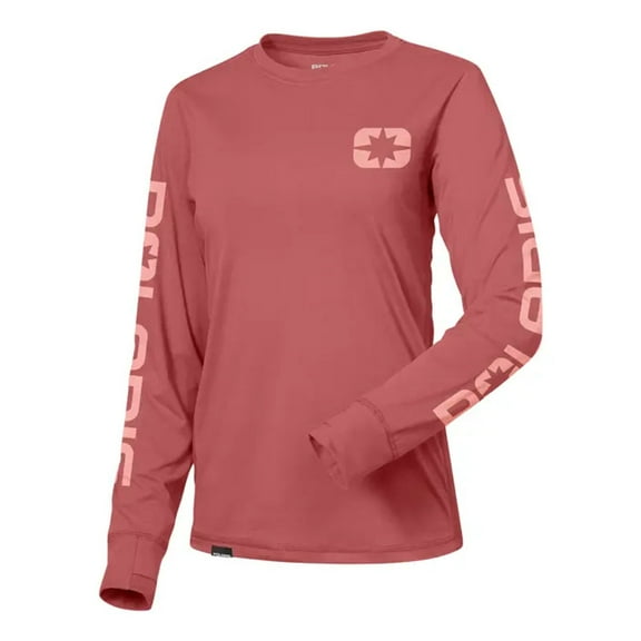 Polaris Women's Long Sleeve Performance Tee T-Shirt Rose Red 286547802
