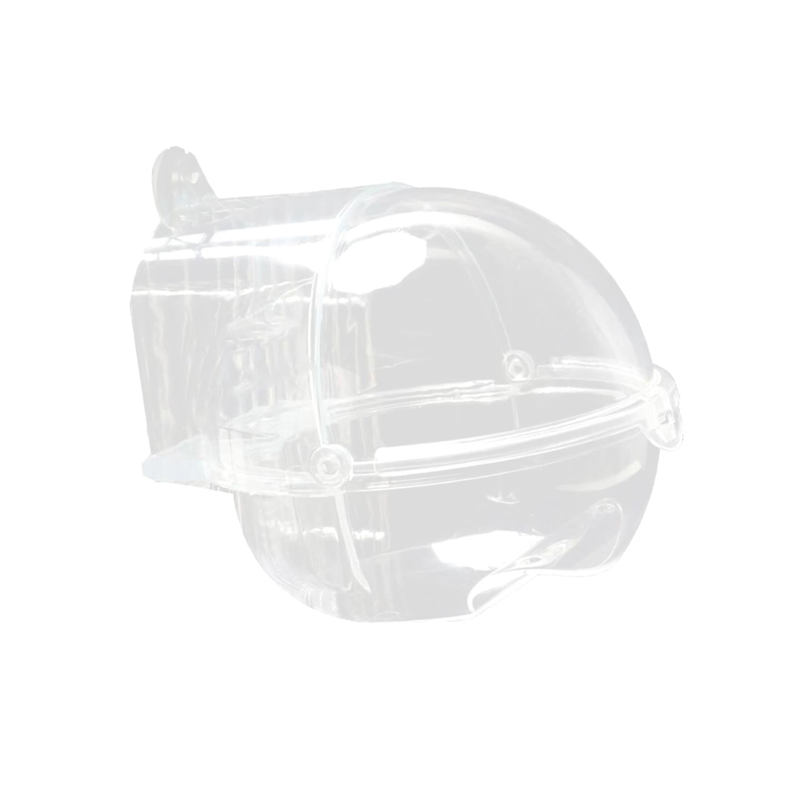 Clear Bird Bath Box Bird Bathing Tub Removable Tray Reusable Bird Bath Bowl