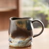 Taza de café de cerámica con forma, taza para el hogar, tazas de café de cerámica