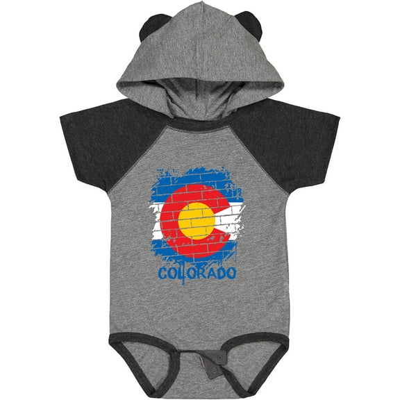 Inktastic Graffiti Colorado State Flag Boys or Girls Baby Bodysuit
