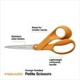 thumbnail image 4 of Fiskars 7" Petite Original, Orange-Handled Scissors - Pack of 2, 4 of 5