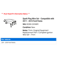 thumbnail image 2 of Spark Plug Wire Set - Compatible with 2011 - 2015 Ford Fiesta 2012 2013 2014, 2 of 2