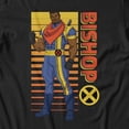 thumbnail image 3 of Marvel X-men 97 D+ Bishop Lucas Striped Retro Men's T Shirt (Black, S-XXXL), 3 of 4