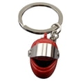 thumbnail image 2 of Xingzhi Keychain Compact Size Exquisite Purse Pendent Decor Sweet Gift Decorative Fashionable Design No Burrs Helmet-shaped Ring Red 1Set, 2 of 6