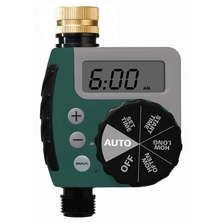 Digital Hose Faucet Timer with Brass Swivel