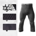 thumbnail image 2 of Compression Mtb Knee Pads Honeycomb Long Basketball Leg Sleeve, 2 of 2