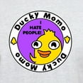 thumbnail image 3 of CafePress - Ducky Momo Hates People! T Shirt - Light T-Shirt - CP, 3 of 4