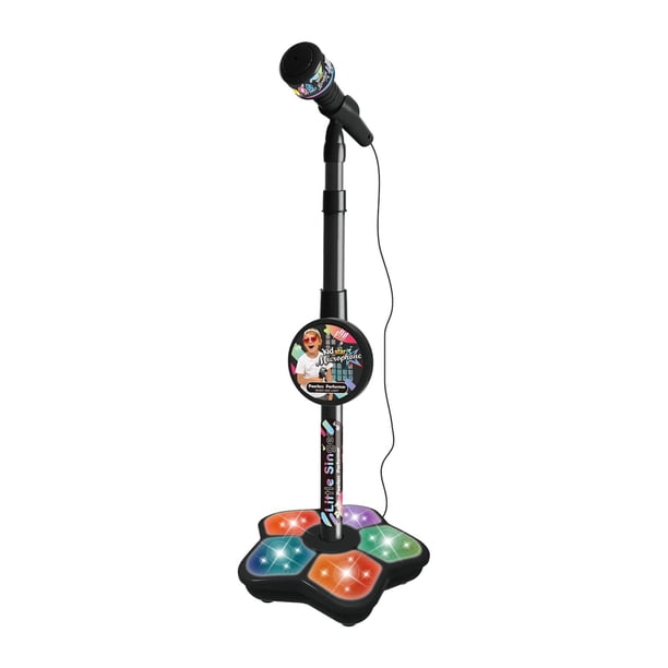 Ankuka Karaoké Enfant Portable – 2 Micros, Haut-parleur Bluetooth, LED, Effets De Voix, 8-10h D'autonomie, Pour 3-18 Ans
