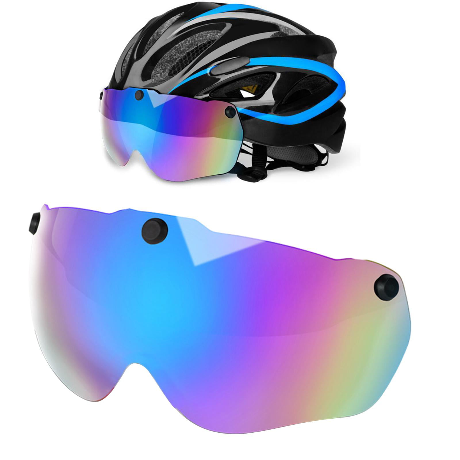 Clear Eyes Resin Goggles Replacement Lens Helmet Eye Shield Scooter Magnetic Visor 