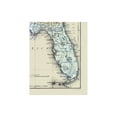 thumbnail image 2 of Historic State Map - United States South Eastern - Mitchell 1877 - Vintage Wall Art, 2 of 4