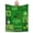 50x40, variant on St. Patrick's Day Green Plaid Lucky Shamrocks Irish Blanket 80x60