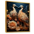 thumbnail image 2 of Designart "Delightful Reverie Of Ostriches" Ostriches Floater Framed Canvas Prints, 2 of 5