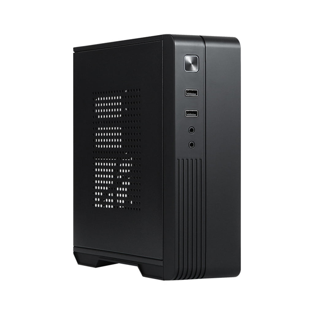 MX02 Small Computer Case Mini ITX Chassis HTPC PC Case for Desktops Computer Chassis for 17x17 17x19cm Mainboards