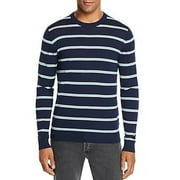 Michael Kors MIDNIGHT Striped Crewneck Sweater, US Large