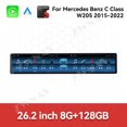 thumbnail image 2 of ZWNAV 26.2 inch Android 15 Car Radio Touch Screen For Mercedes Benz C Class（W205） 2015-2022 Navigation Gps Multimedia Player Carplay, 2 of 14