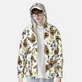 thumbnail image 4 of Kdxio German Shepherd Dog Print Women Men Sun Protection UPF 50+ Jackets Zip Up Long Sleeve Hoodie Hiking Lightweight with Pockets, 4 of 8