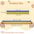 thumbnail image 2 of XUCP-8Pcs Rainbow Beach Chair Bands Beach Towel Clips Towel Bands Elastic Towel Holder Strap for Lounge Pool Beach Cruise Chairs Summer Beach Travel Essentials, 2 of 4