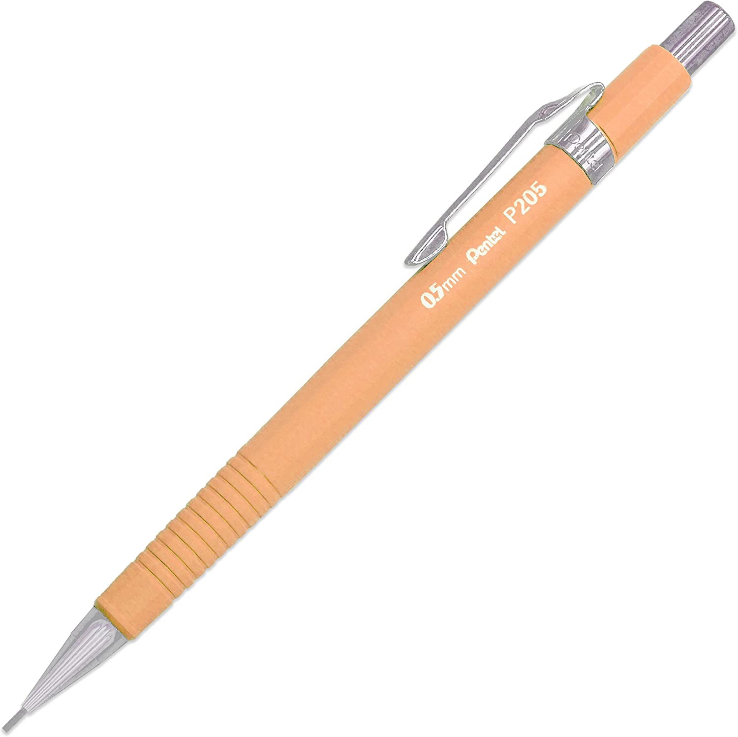 Pentel P205-97 Mechanical Automatic Pencil - Pastel Floral Range - Mixed Pack of 6