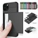 thumbnail image 2 of Funda deslizante para teléfono con ranura para tarjeta de crédito para iPhone 14 13 12 11Pro Max XR XS Max X 8 7 Plus Edge TPU Armor a prueba de golpes Tan Jianjun unisex, 2 of 2