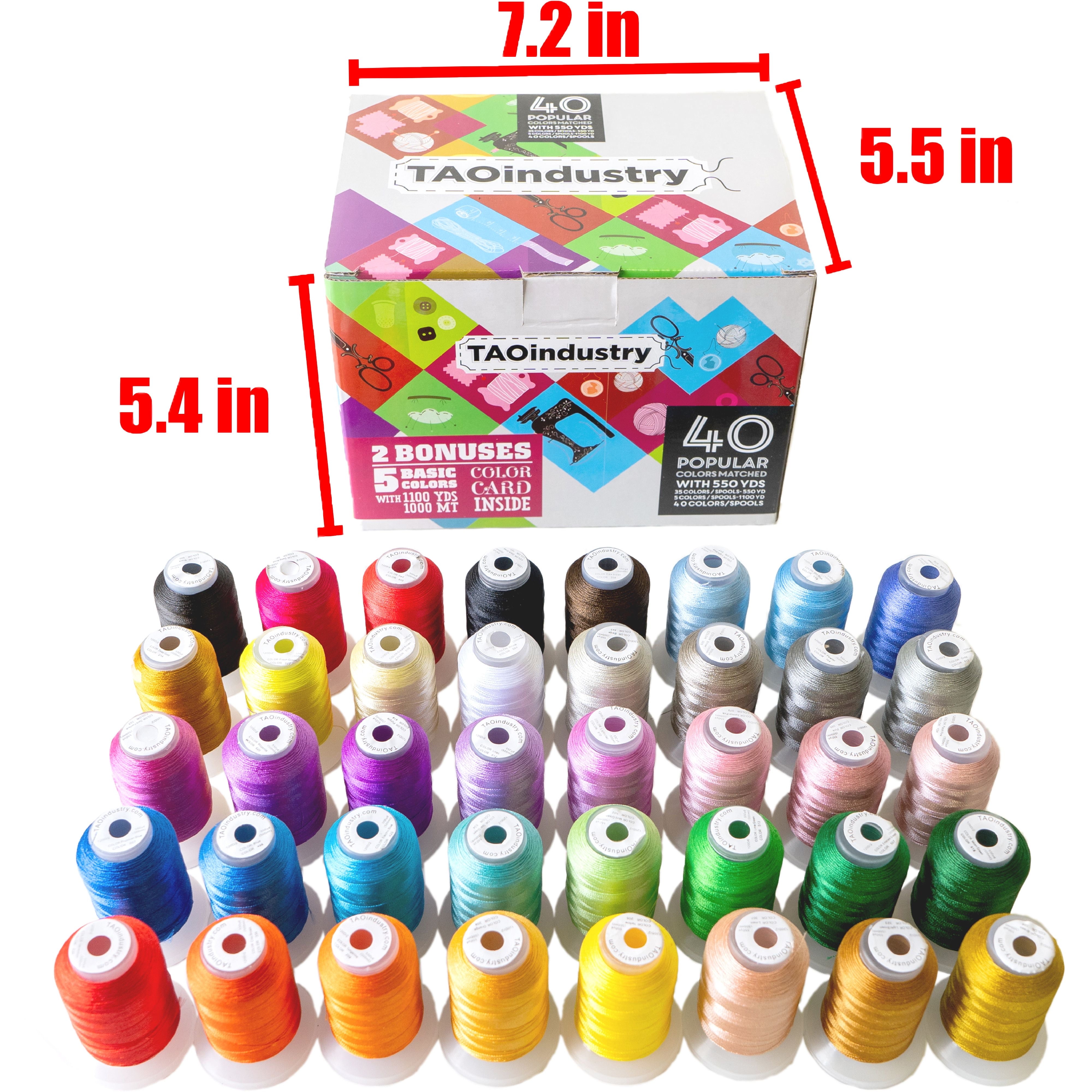 80 Madeira Colors Set Premium Polyester Embroidery Thread 500M (550Y) Each  Spool Brother Babylock Janome Singer Home Machines - AliExpress