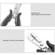 thumbnail image 4 of Alicate profesional Fugacal para extensiones de cabello Micro Nano Ring negro, 4 of 6