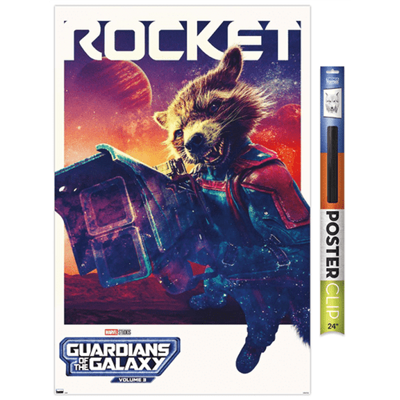 Marvel Guardians of the Galaxy Vol. 3 - Rocket One Sheet Wall Poster, 22.375" x 34"