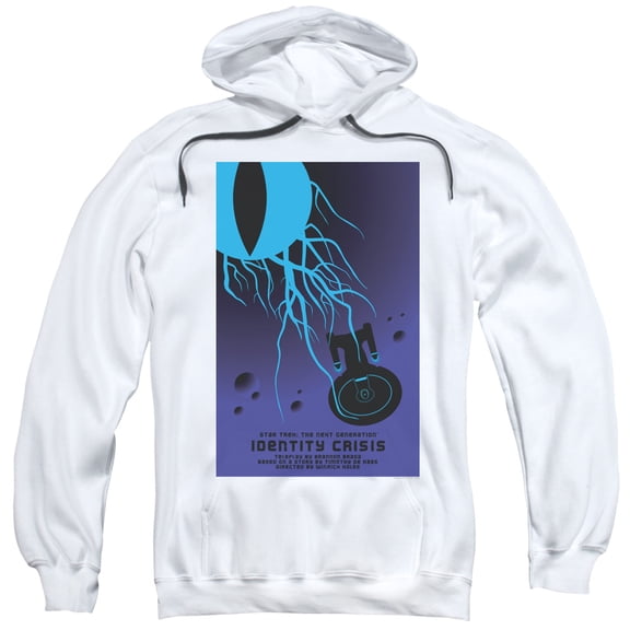 Star Trek Tng Season 4 Episode 18 Adult Pullover Hoodie Sweatshirt White