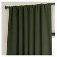thumbnail image 6 of TiaGOC Faux Linen Room Darkening Curtains - 108 Inches Long Luxury Linen Curtains for Bedroom & Living Room (1 Panel), 50W X 108L, Tuscany Green, 6 of 9