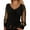 Black, variant on XDZJLR Womens Sparkly Sequin Tops Casual Loose Long Sleeve V Neck Mesh Elegant Glitter Shirts Blouses For Dressy Party Concert Disco S-Xxl Black