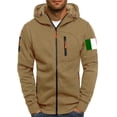 thumbnail image 2 of Zpanxa Mens Zip Up Hoodie Jacket with Pockets Graphic Print Long Sleeve Pullover Casual Streetwear Outerwear for Men Gym Daily Wear, 2 of 3