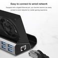 thumbnail image 3 of Estación 1 Acoplamiento 4K 60Hz Dock Stand PD 100W RJ45 para ROG Ally Game (10 in), 3 of 9