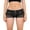 Black, variant on Women's 3" Inseam Denim Shorts, Low Rise Stretchy Slim Fit Jean Shorts for Women, Washed Straight Leg Hot Pants with 5 Pockets, Versatile Going Out and Casual Wear Black L