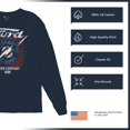 thumbnail image 6 of Ford F-100 Lightning Bolt Gear FoMoCo Long Sleeve T-shirt Vintage Classic Pickup Truck 1953 Iconic Retro Emblem, 6 of 7
