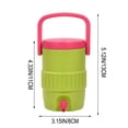 thumbnail image 2 of Insulated Water Cooler Jug with Spout and Handle, Portable Beverage Dispenser for Cold & Hot Drinks, Leakproof Plastic Drink Cooler for Camping Picnic BBQ Sports Travel, 2 of 5