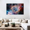 thumbnail image 3 of Elephant Stock Helix Planetary Nebula Wall Art - Horizontal Multi Panel Canvas - Living Room Wall Decor - Astronomy & Space Multi Panel - Black And Gray Decor - 74" x 48", 3 of 8