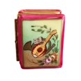 thumbnail image 4 of French Horn Mandolin Rose Book Limoges Box Figurine Limoges Box Porcelain Figurine, 4 of 5