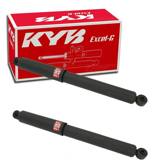 2 pc Rear Shock Absorbers compatible with GMC Sierra 1500 4.3L 4.8L 5.3L 6.0L 6.2L V6 V8 2007-2017