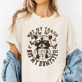 thumbnail image 2 of Funny Not My Trash Not My Dumpster Raccoon Graphic T-Shirt - White Cool Animal Tee, Sarcastic Humor Shirt, Unisex Casual Wear, Trendy Streetwear, Cute Raccoon Apparel, 2 of 7