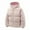Pink winter jacket men, variant on hlysgo Mens Winter Puffer Jackets with Hood Warm Zip up Quilted Puffy Coat Big Men's Winter Coat Thicken Thermal Going Out Jacket Pink M