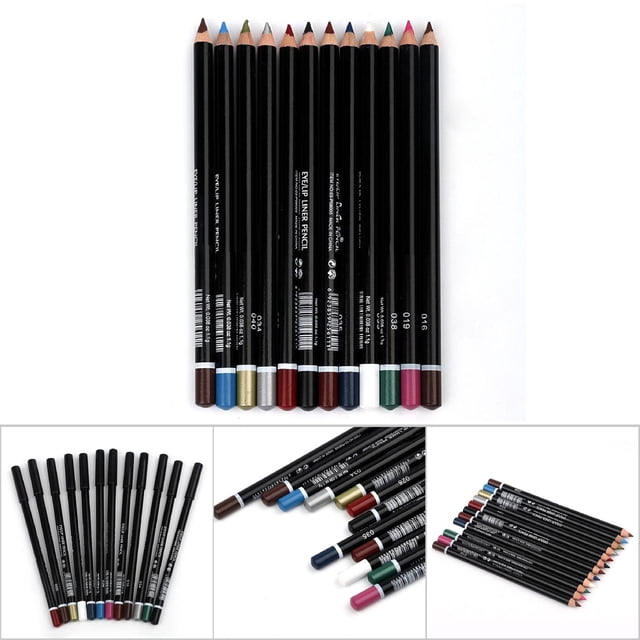 Delineador de ojos delineador de labios negro delineador de ojos maquillaje de ojos a prueba de aceite delineador de ojos a prueba de agua lápices delineador de ojos ANGGREK Otros