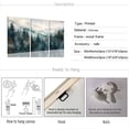 thumbnail image 3 of Canvas Wall Art Mountain Framed Wall Art Set of 3 Boho Nature Landscape Picture Decor Pine Forest Prints Artwork Painting for Living Room Bedroom Office 12"x16", 3 of 6