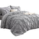 thumbnail image 1 of Juego de edredón Bedsure King Size, 7 piezas, ropa de cama gris, 1 of 9