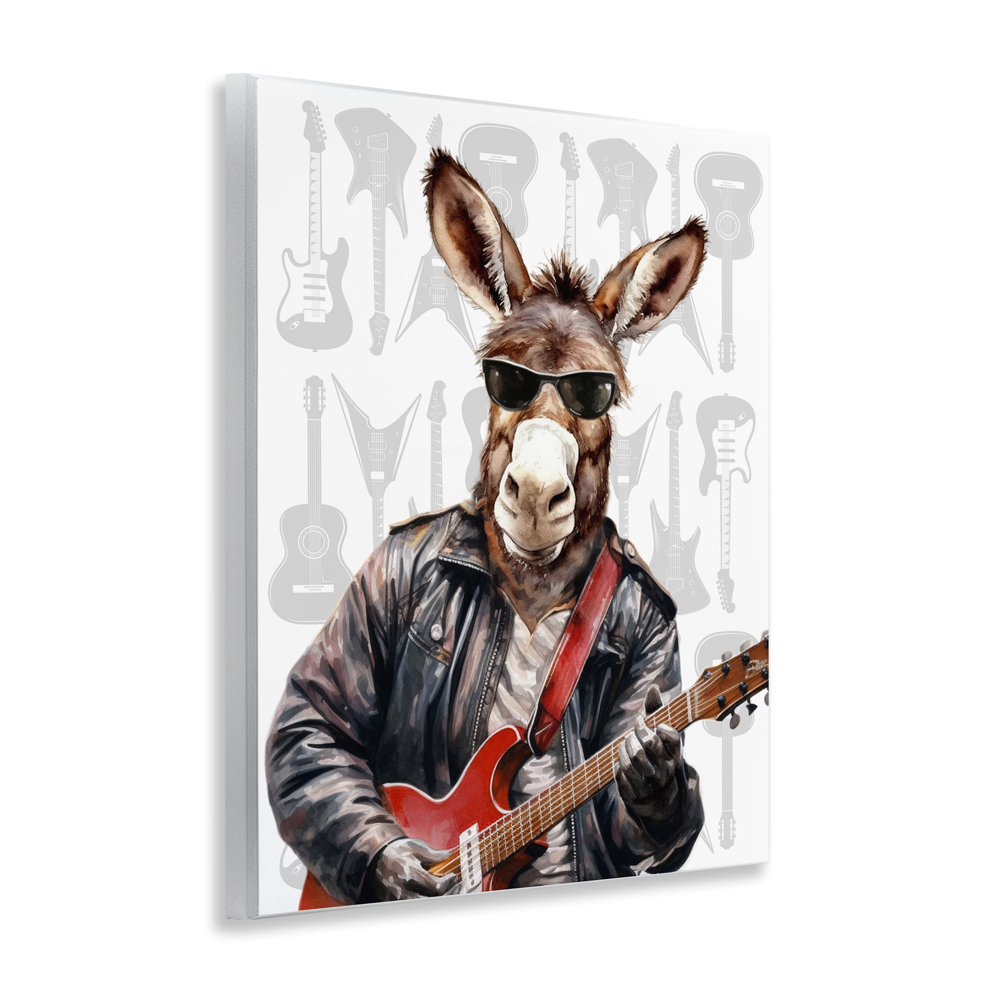 Stupell Industries Performing Musician Donkey Wall Plaque Art, design by CAD Designs