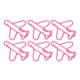 thumbnail image 4 of Clips de papel con forma de avión, 100 piezas Clips de papel de oficina con forma de avión Clips de papel metálicos Rendimiento finamente ajustado, 4 of 14