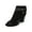 Black, variant on White Mountain Womens Shira Faux Suede Open Toe Booties