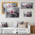 thumbnail image 4 of Designart "Pink Grey Apple Tree Artistry" Floral Apple Tree Wall Art For Bathroom, 4 of 5