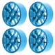 thumbnail image 1 of RC Hub, 4pcs RC Center Wheel Hub, Material De Aleación De Aluminio Duradero Para WLtoys K969 Control Remoto Cars 1/28 RC Car Update Y Modify RC Lovers OTVIAP Azul, 1 of 8