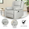 thumbnail image 3 of Flash Furniture Harmony Series Leather Recliner, Cream, 3 of 9
