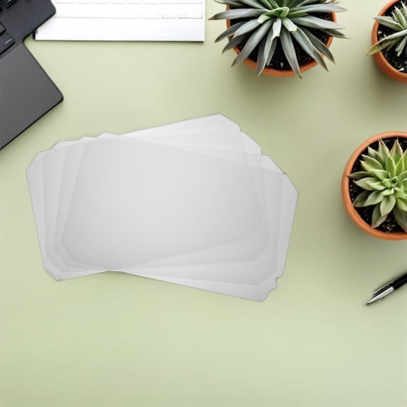 SEWOART 4Pcs Wire Shelf Liner for Kitchen Cabinets Waterproof Non Slip White Shelf Protector